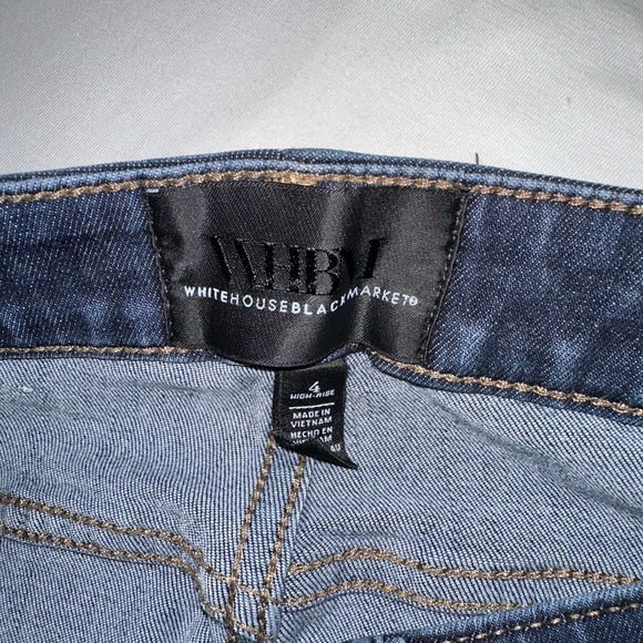 White House Black‎ Market Denim Jeans Womens High Rise Skinny Ankle Sculpt - Picture 6 of 7